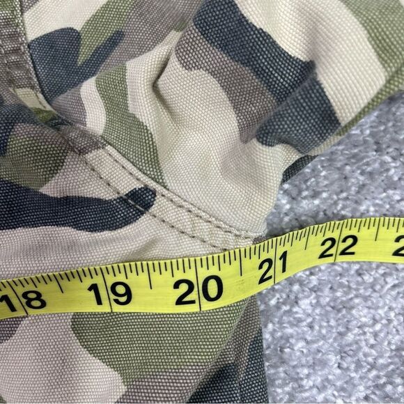 H&M Divided Camo Jacket Women's Large Button Up Long Sleeve Pockets - Picture 10 of 13